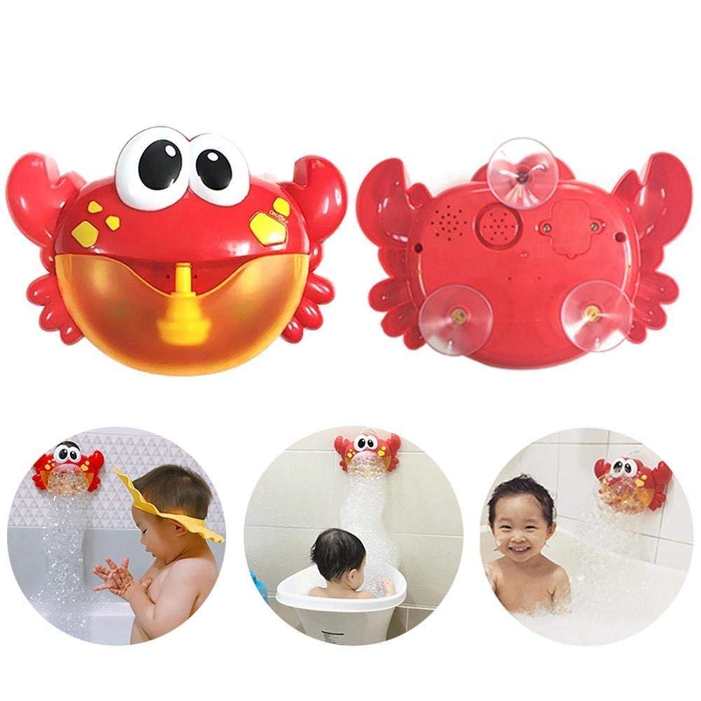 Crab Bubble Machine Music Maker Shower Fun Toy