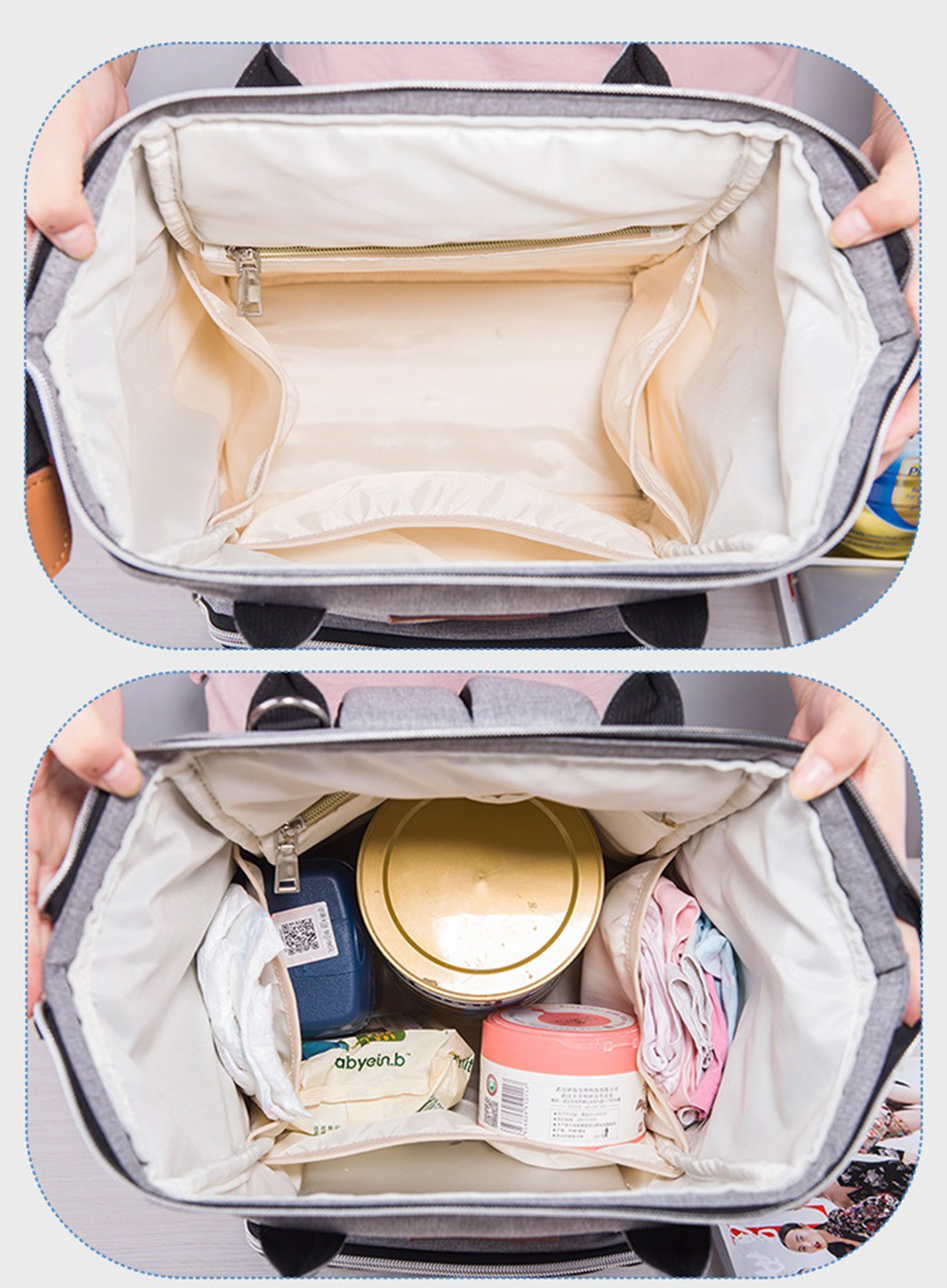 Multifunction Mummy Bags Large Capacity Fashion Travel Diaper Oxford Backpack Multifunction Mummy Bags Large Capacity Fashion Travel Diaper Oxford Backpack