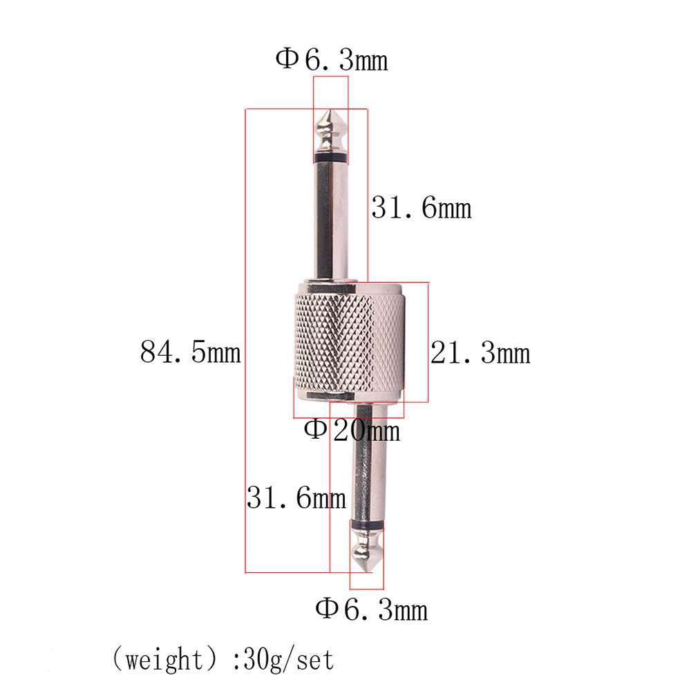 1/4 inch Guitar Effect Pedal Jack Plug Connector
