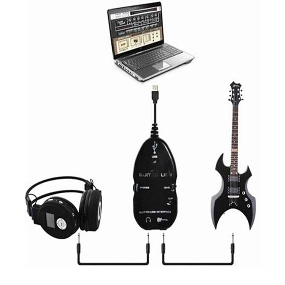 Guitar To USB Interface Link Cable