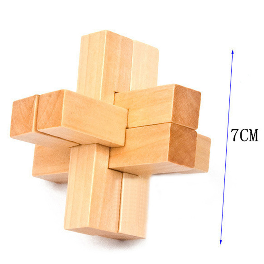 Intelligent Wooden Interlocking Jigsaw Educational Toy