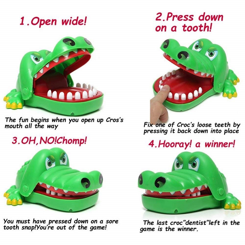Crocodile Biting Finger Game Funny Toys Gift for Kids Crocodile Biting Finger Game Funny Toys Gift for Kids