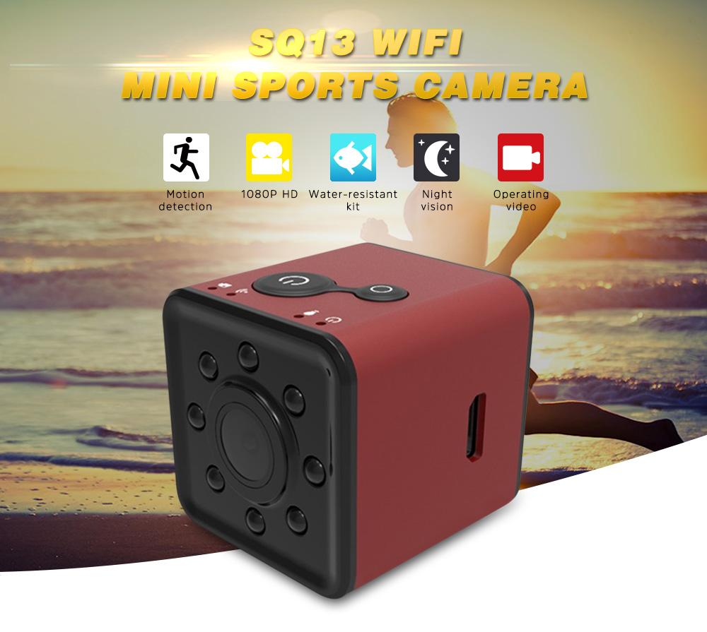 iflight SQ13 1080P WiFi Mini Sport Camera Infrared Night Vision Video Recorder