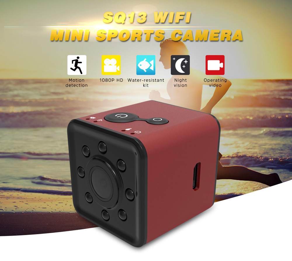 iflight SQ13 1080P WiFi Mini Sport Camera Infrared Night Vision Video Recorder iflight SQ13 1080P WiFi Mini Sport Camera Infrared Night Vision Video Recorder