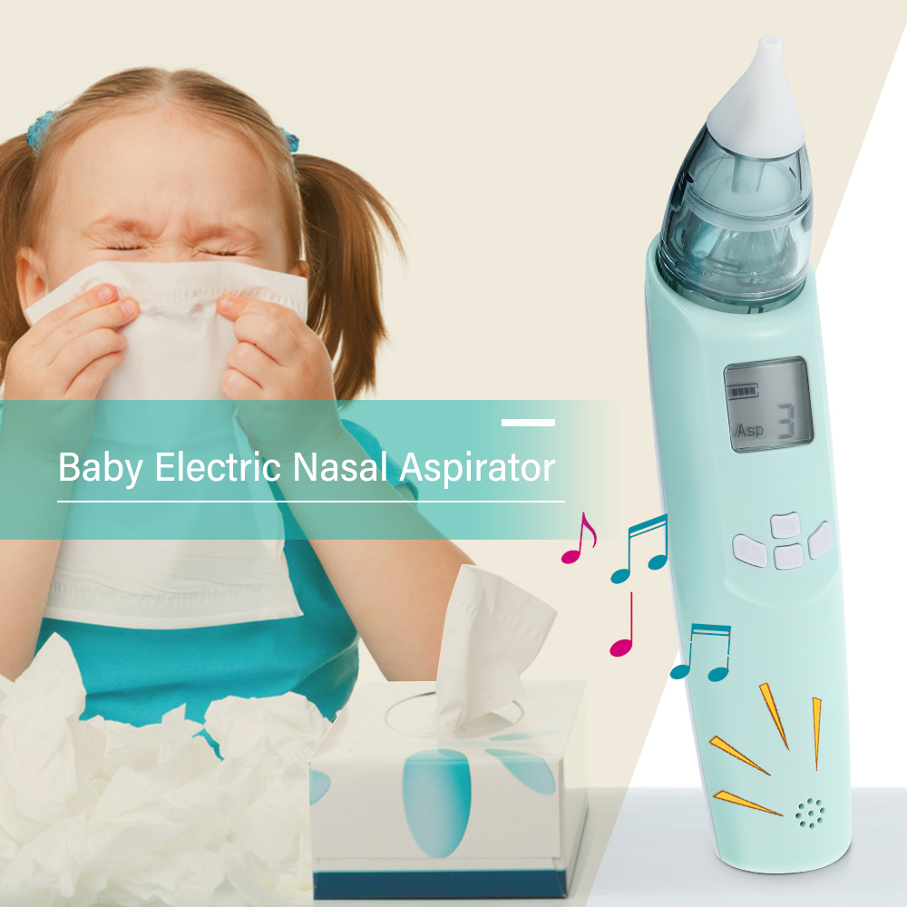 Baby Electric Nasal Aspirator Nose Snot Cleaner Suction for Newborn Infant Toddler