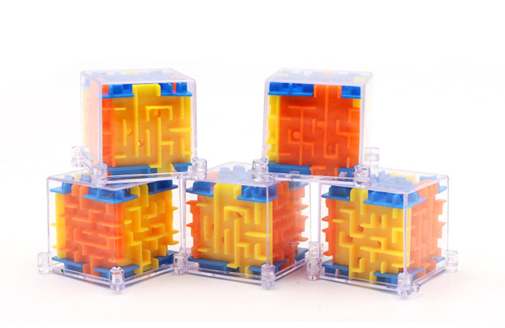 Children Puzzle Early Learning Toys 3D Maze Marble Cube Holiday Gifts