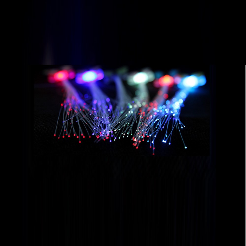 Fiber Optic LED Hair Clip Braid 1pc