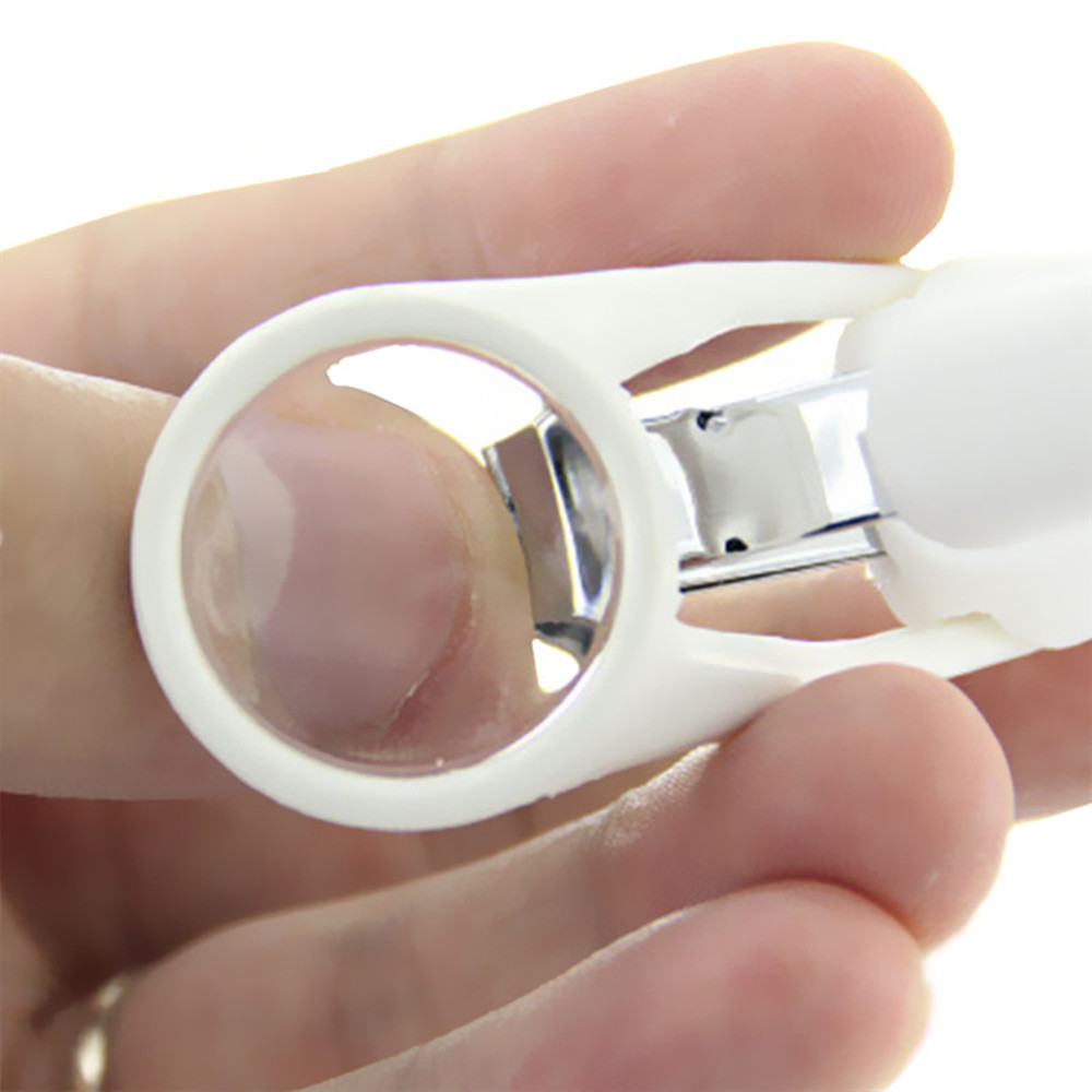 Baby Safety Belt Magnifying Glass Special Nail Clippers