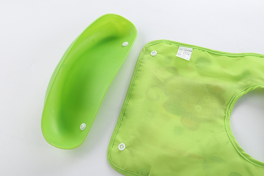 New Children'S Detachable Waterproof Eating Bib