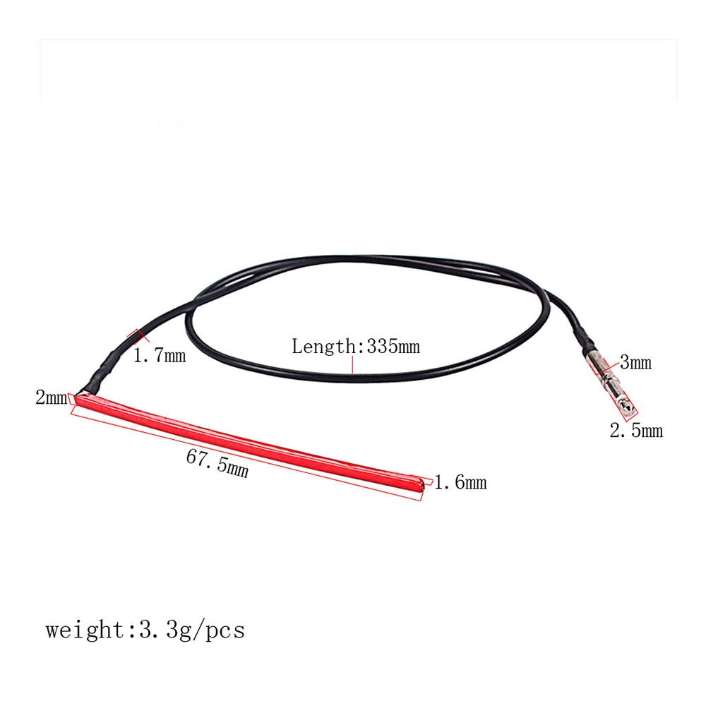 Acoustic Guitar Saddle Red Piezo Bridge Pickup Acoustic Guitar Saddle Red Piezo Bridge Pickup