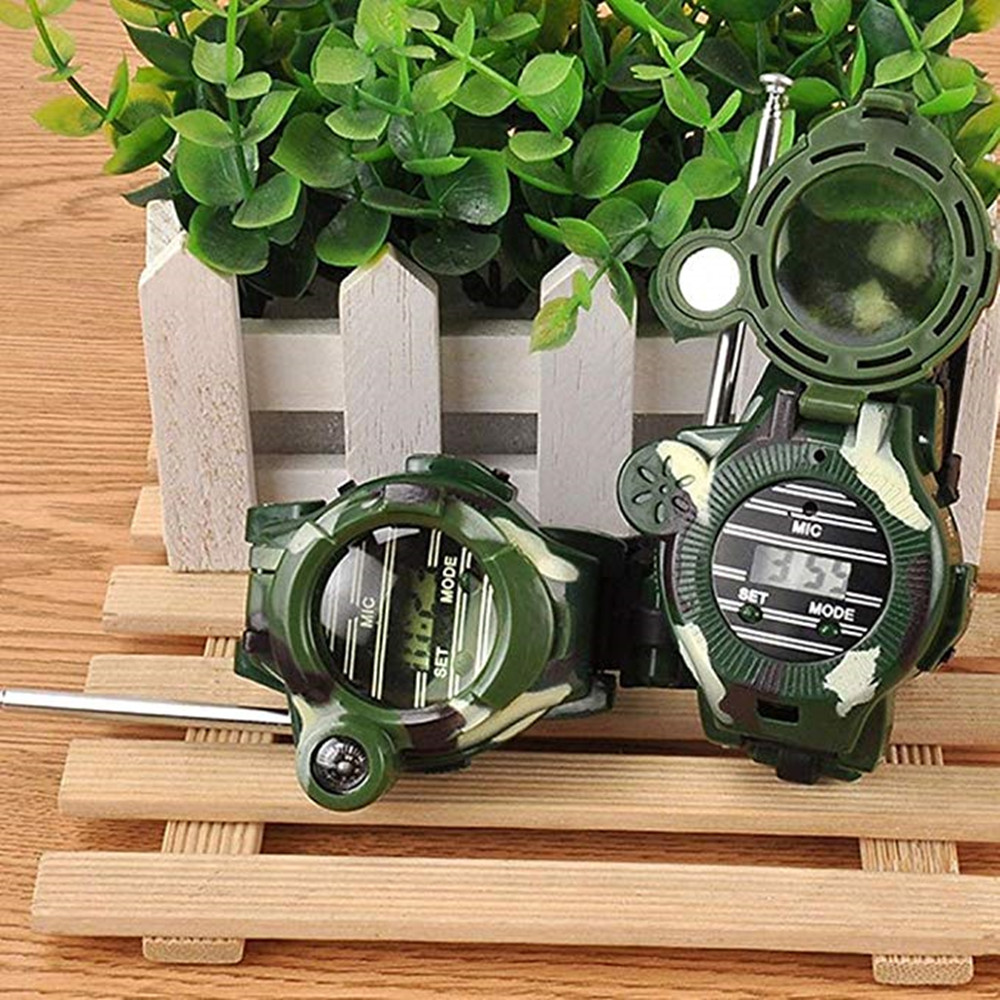 2PCS Children Parent Wrist Watch Walkie Talkie Kids Intercom Outdoor Toy