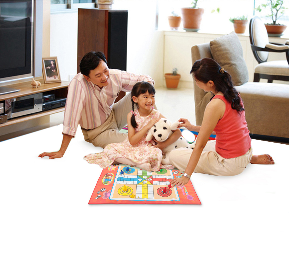 Foldable Non-woven Flying Chess Ludo Game Foldable Non-woven Flying Chess Ludo Game