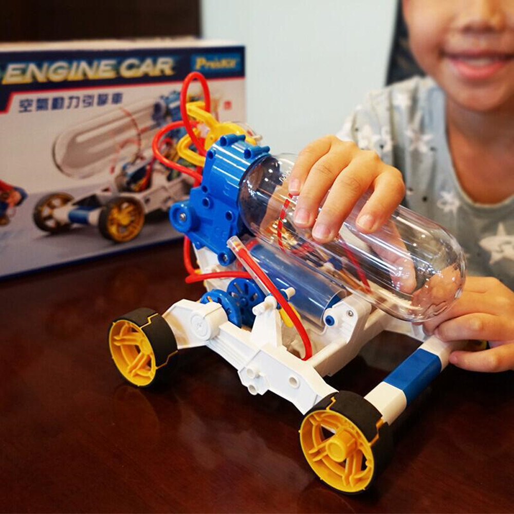 Children'S Science Qizhi DIY Toy Aerodynamic Engine Car