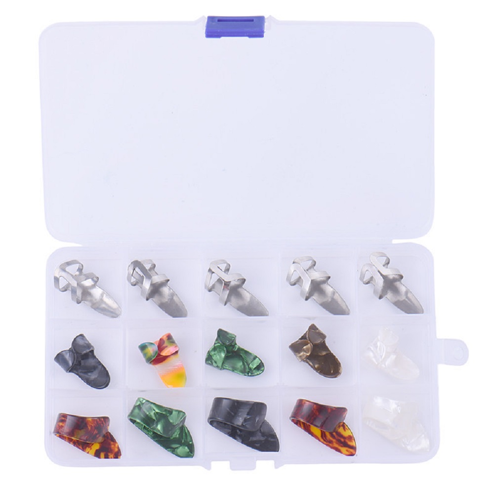 15Pcs Guitar Finger Pick 15Pcs Guitar Finger Pick