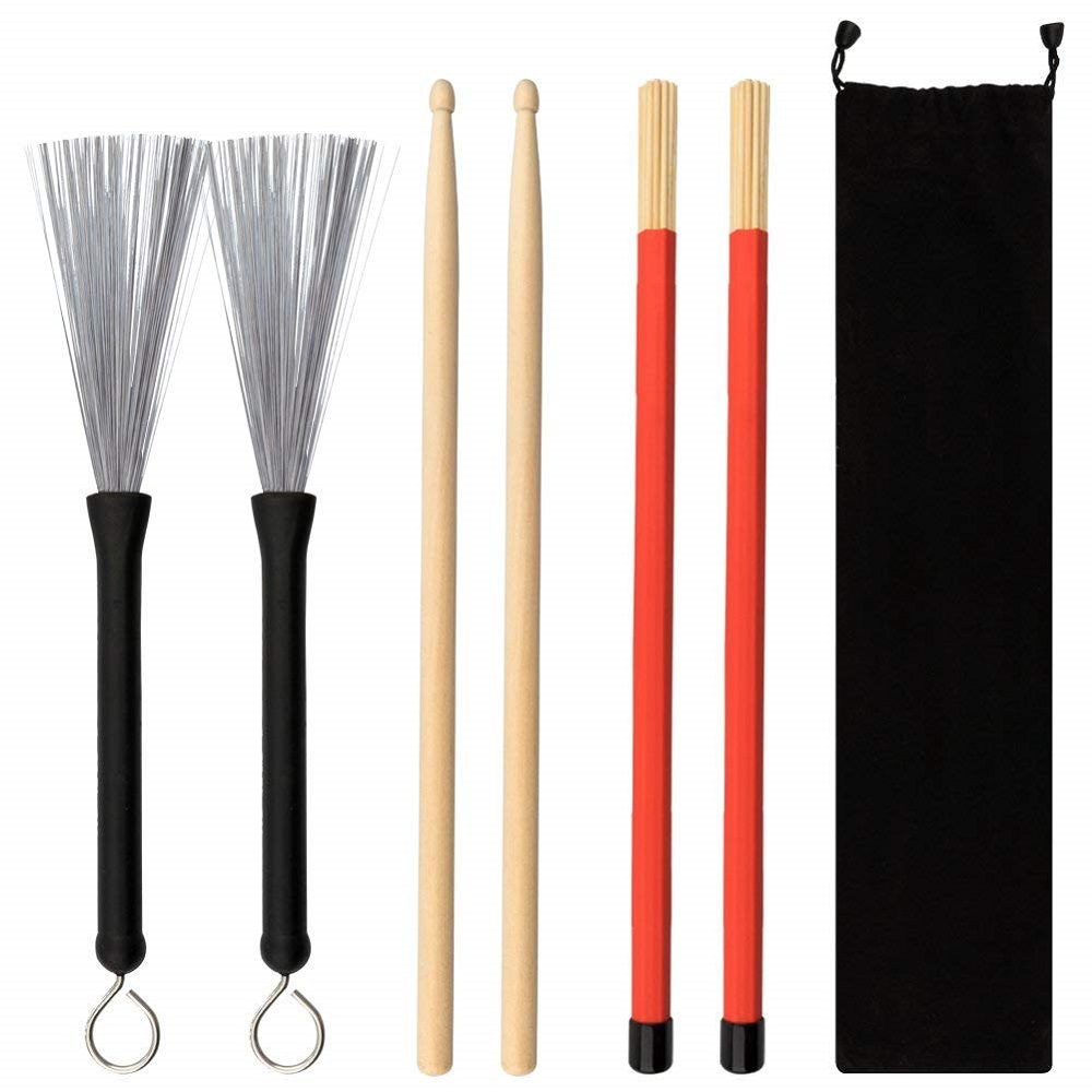 Cooyeah Drum Stick Brush Set