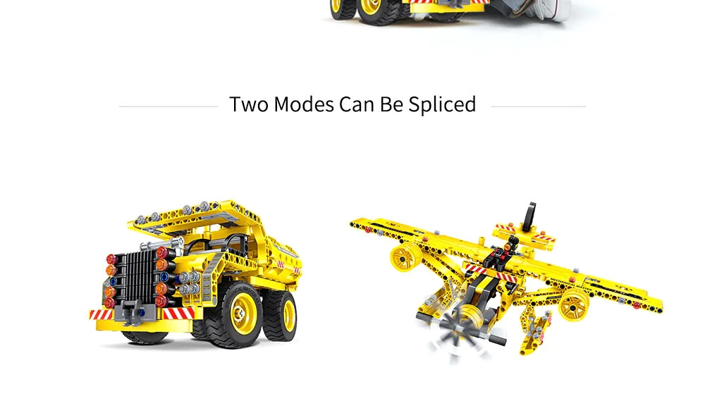 2 in 1 Deformation Block Truck DIY Assembled Educational Toy 2 in 1 Deformation Block Truck DIY Assembled Educational Toy