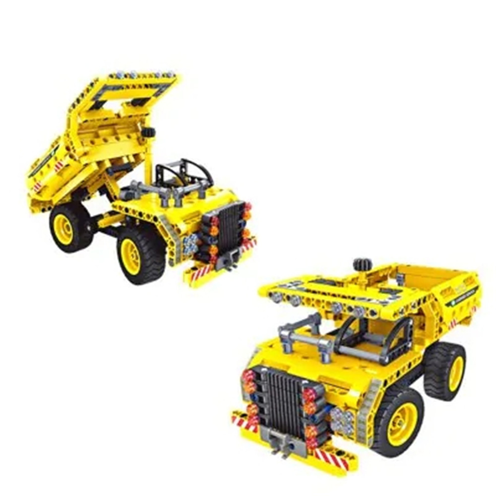2 in 1 Deformation Block Truck DIY Assembled Educational Toy