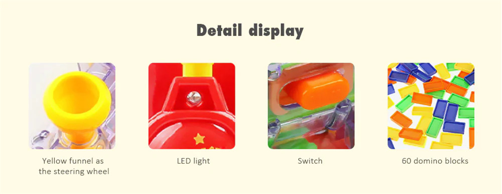 Domino Small Train Automatic Put Children Educational Toy Domino Small Train Automatic Put Children Educational Toy
