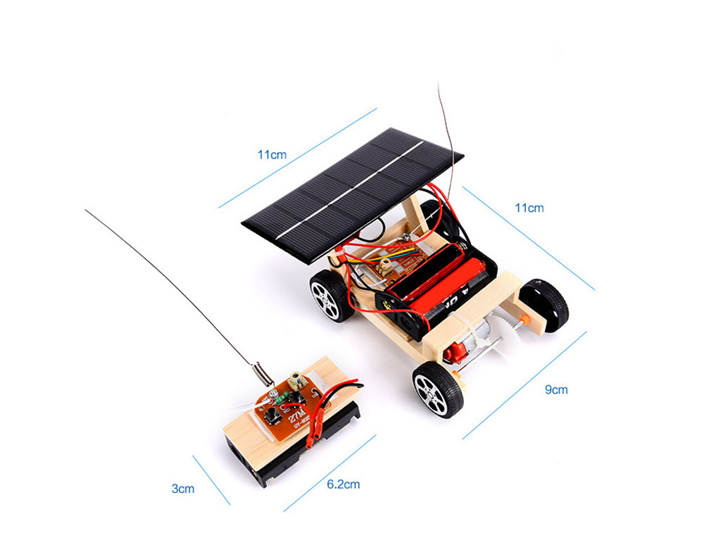 DIY Assembling Solar Remote Control Car Fancy Educational Toy