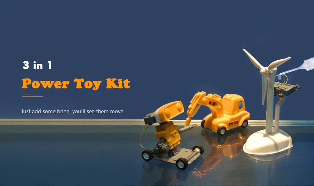 3 in 1 DIY Brine Power Science Education Toy
