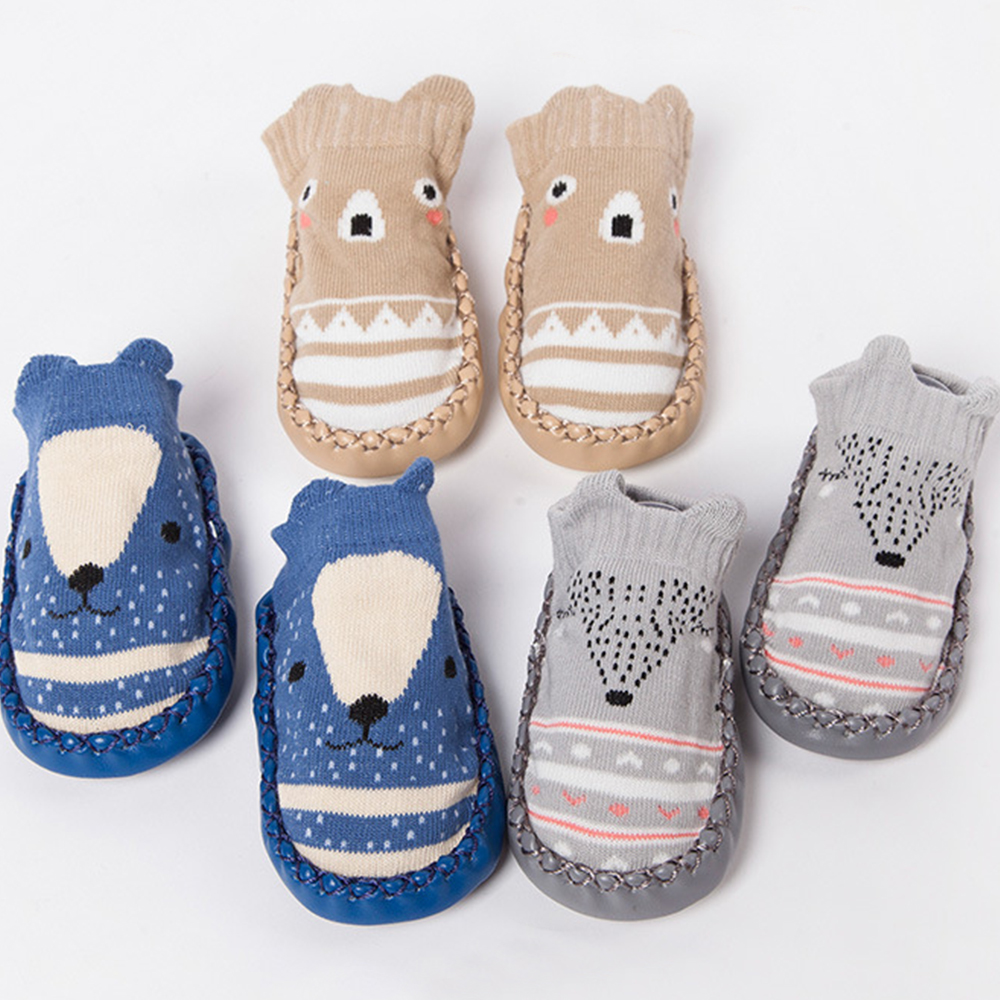 Non-Slip Stereo Cartoon Children'S Floor Socks Baby Shoes and Socks