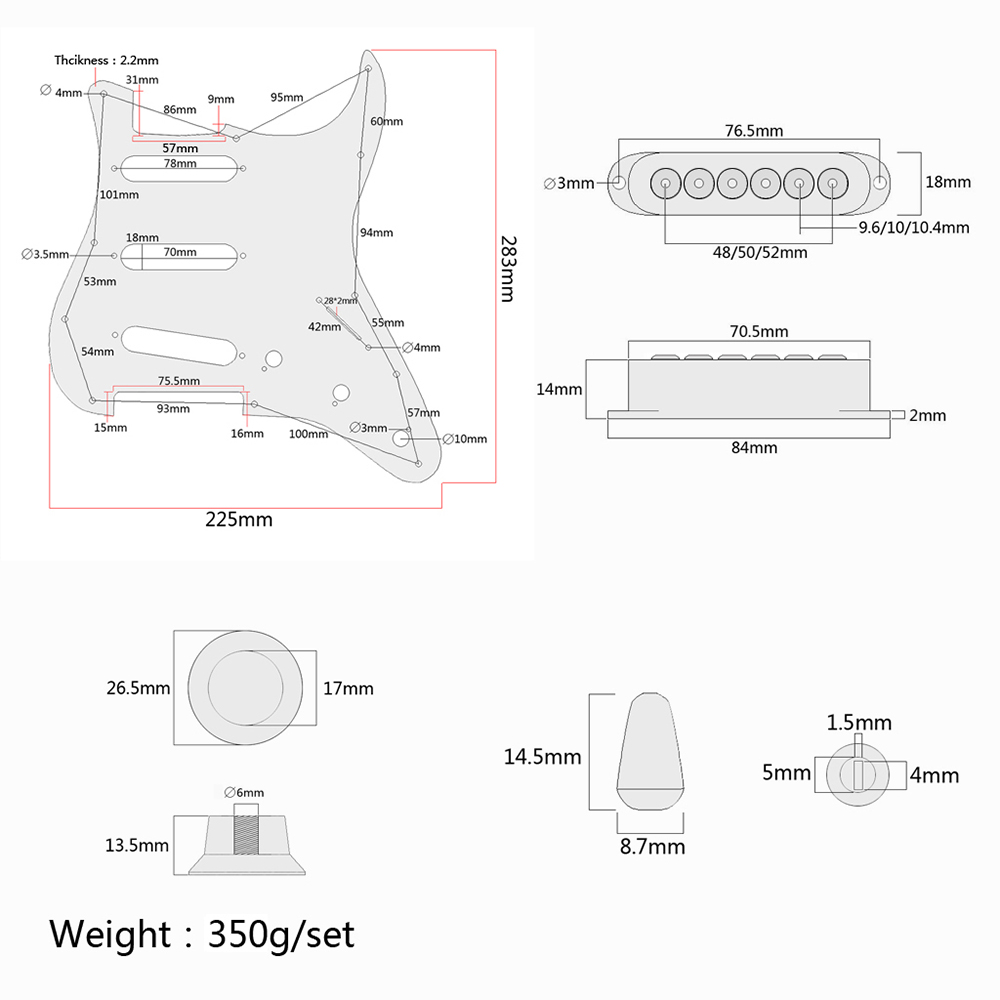 Black Flower SSS Loaded Prewired Pickguard for Electric Guitar Black Flower SSS Loaded Prewired Pickguard for Electric Guitar