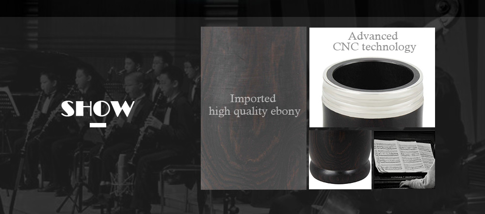 IRIN Natural Ebony Clarinet Tuning Tube Musical Instrument Accessory IRIN Natural Ebony Clarinet Tuning Tube Musical Instrument Accessory