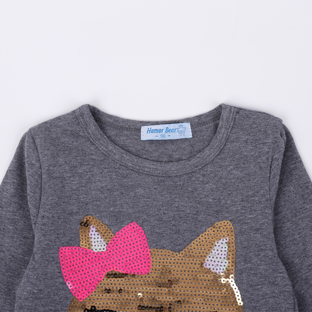 Autumn Baby Girl Clothes Girls Clothing Sets Cartoon Sequins Cat Long Sleeve Autumn Baby Girl Clothes Girls Clothing Sets Cartoon Sequins Cat Long Sleeve