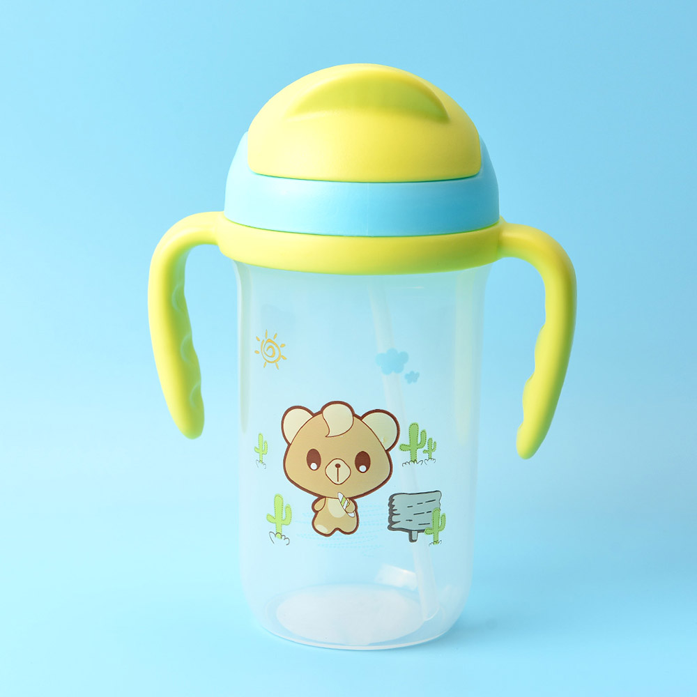 350ML Baby's Drinking Cup Cute Cartoon Animal Pattern Durable Fashion Cup