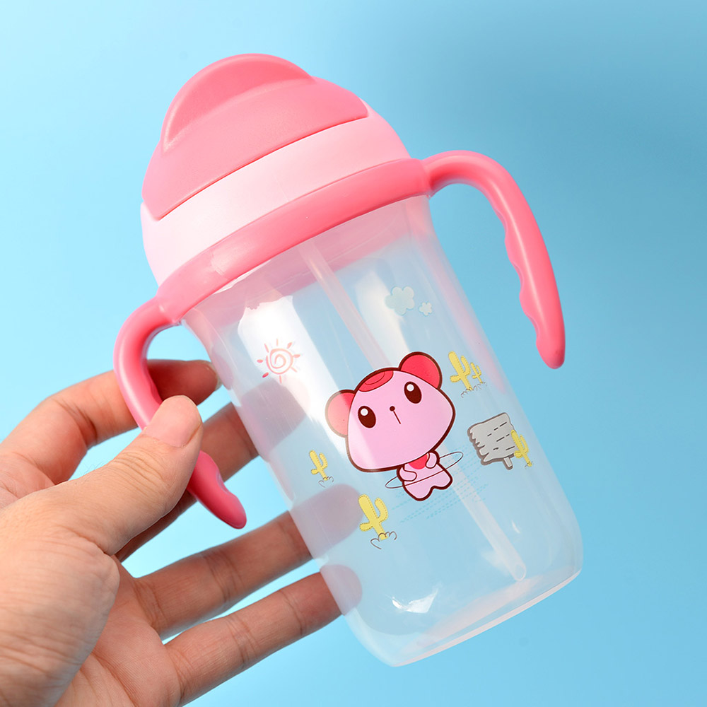 350ML Baby's Drinking Cup Cute Cartoon Animal Pattern Durable Fashion Cup