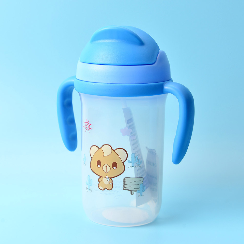 350ML Baby's Drinking Cup Cute Cartoon Animal Pattern Durable Fashion Cup