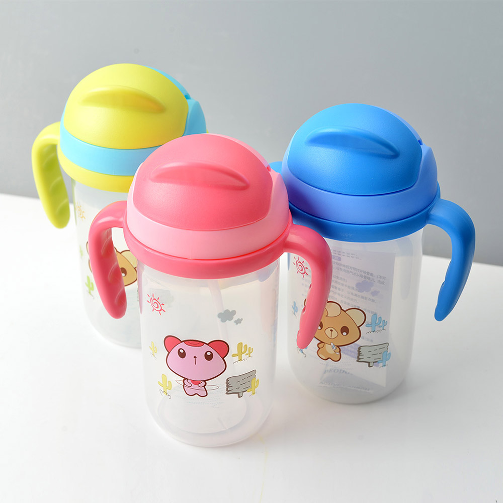 350ML Baby's Drinking Cup Cute Cartoon Animal Pattern Durable Fashion Cup