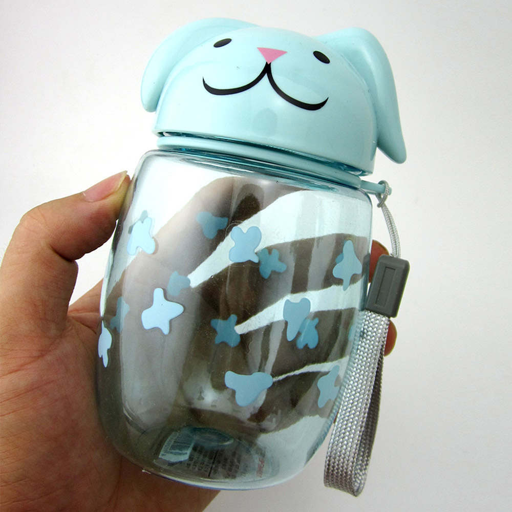 Kid's Water Cup 320ml Cartoon Animal Cute Pattern Drinking Training Cup Kid's Water Cup 320ml Cartoon Animal Cute Pattern Drinking Training Cup