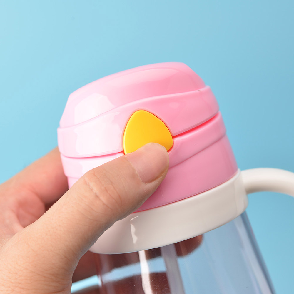 Baby's Water Cup 350ml With Straw Double Handle Cartoon Drinking Training Cup Baby's Water Cup 350ml With Straw Double Handle Cartoon Drinking Training Cup