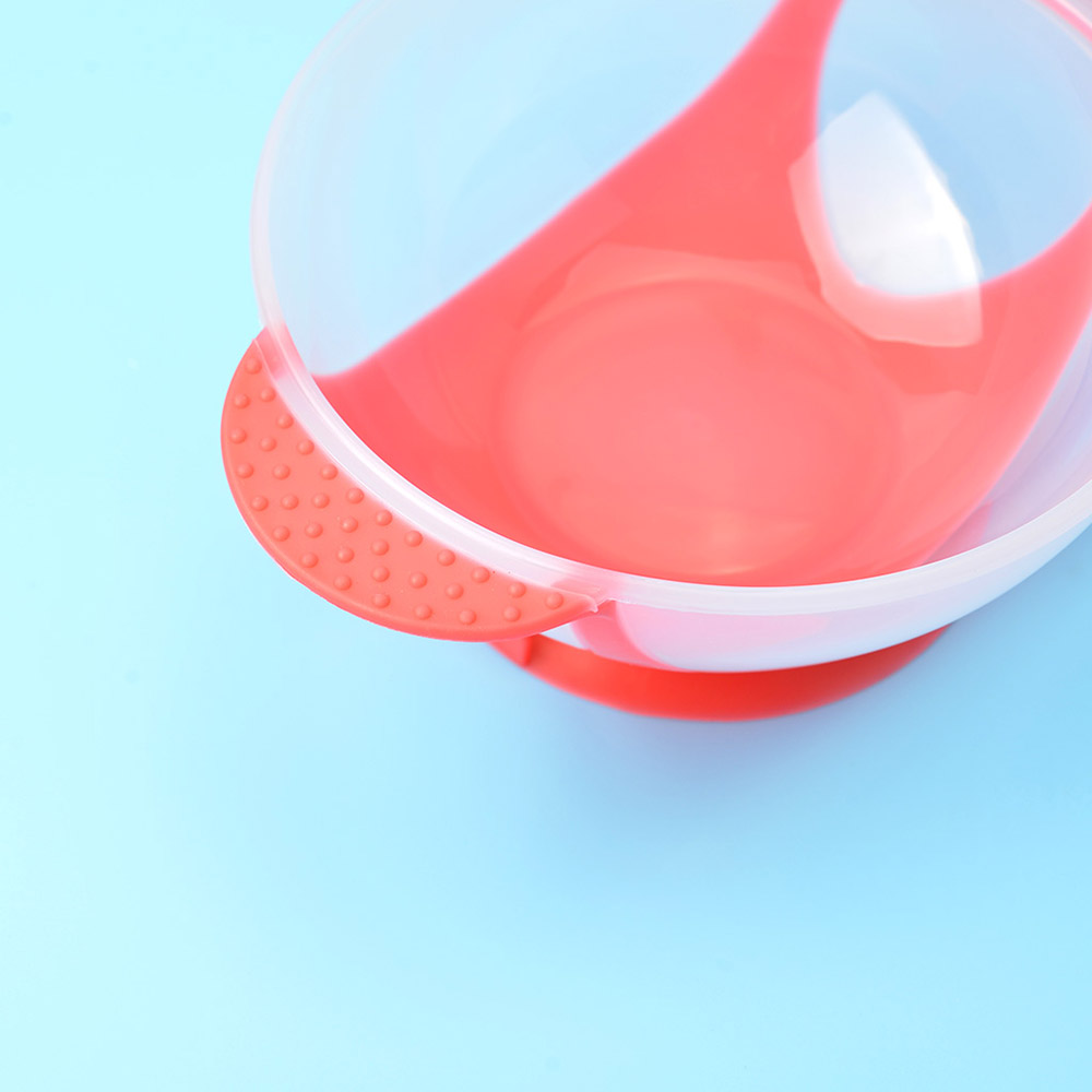 Baby Feeding Set 2 Pcs Sucker Bowl Spoon Temperature Sensing Baby Product Baby Feeding Set 2 Pcs Sucker Bowl Spoon Temperature Sensing Baby Product