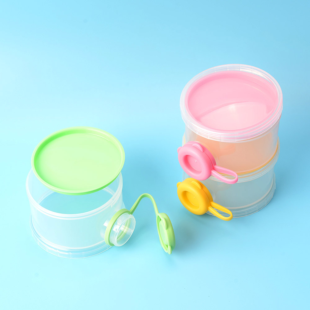 Baby's Storage Box 3 Layers Multi-Functional Milk Powder Container Portable Case