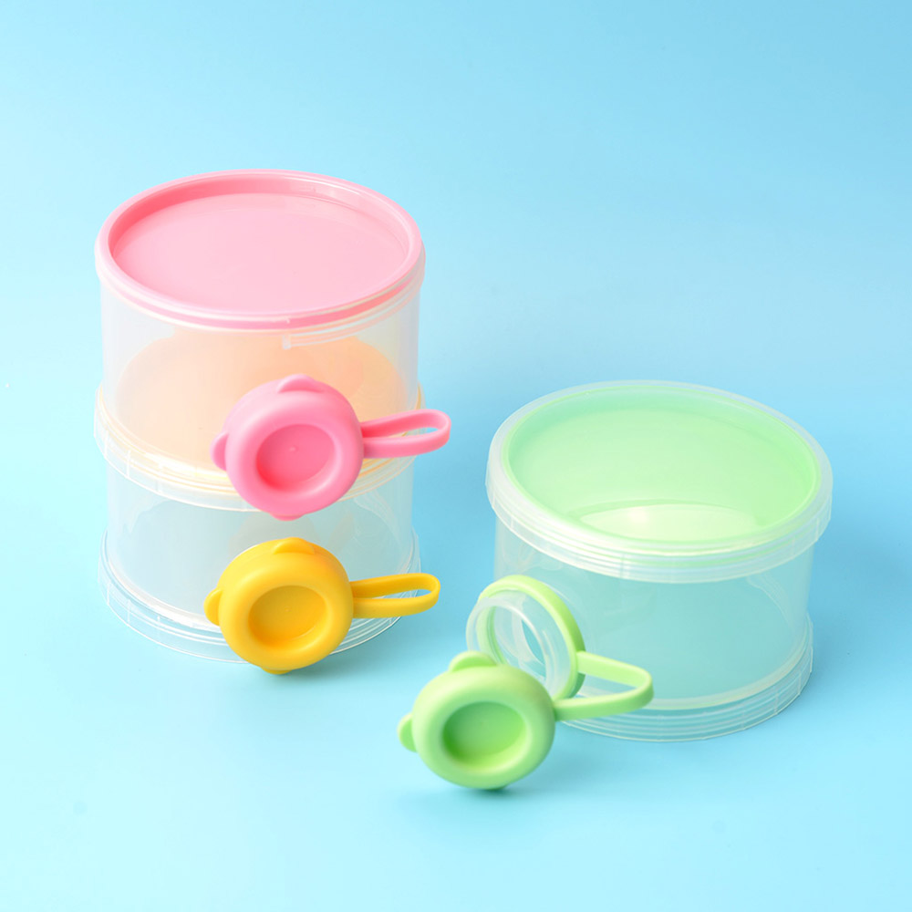 Baby's Storage Box 3 Layers Multi-Functional Milk Powder Container Portable Case