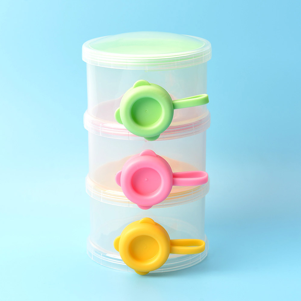 Baby's Storage Box 3 Layers Multi-Functional Milk Powder Container Portable Case