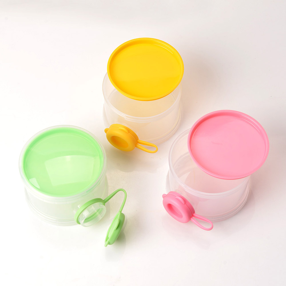 Baby's Storage Box 3 Layers Multi-Functional Milk Powder Container Portable Case