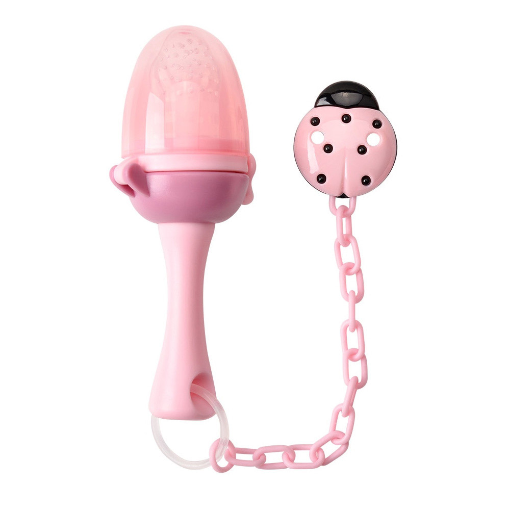2 Pcs Baby's Pacifier Set Cute Cartoon Ladybug Soother Chain Pacifier Set 2 Pcs Baby's Pacifier Set Cute Cartoon Ladybug Soother Chain Pacifier Set