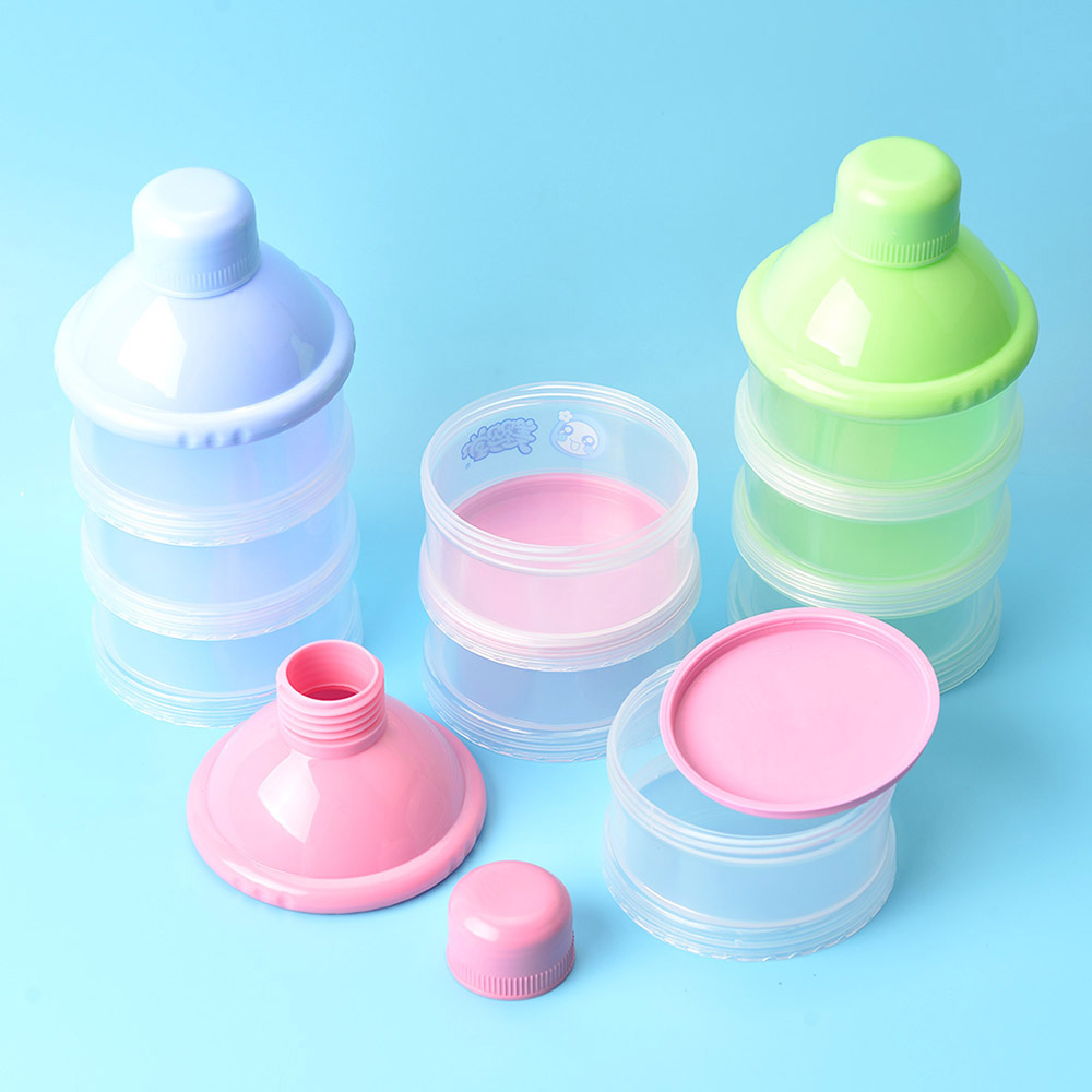 1pc Baby's Milk Powder Storage Box 3 Layers Convenient Baby Product 1pc Baby's Milk Powder Storage Box 3 Layers Convenient Baby Product