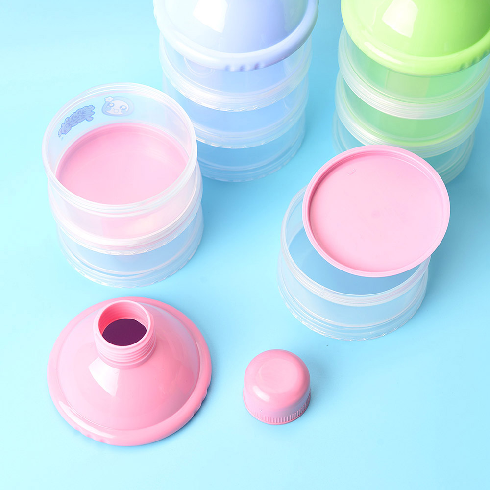 1pc Baby's Milk Powder Storage Box 3 Layers Convenient Baby Product 1pc Baby's Milk Powder Storage Box 3 Layers Convenient Baby Product