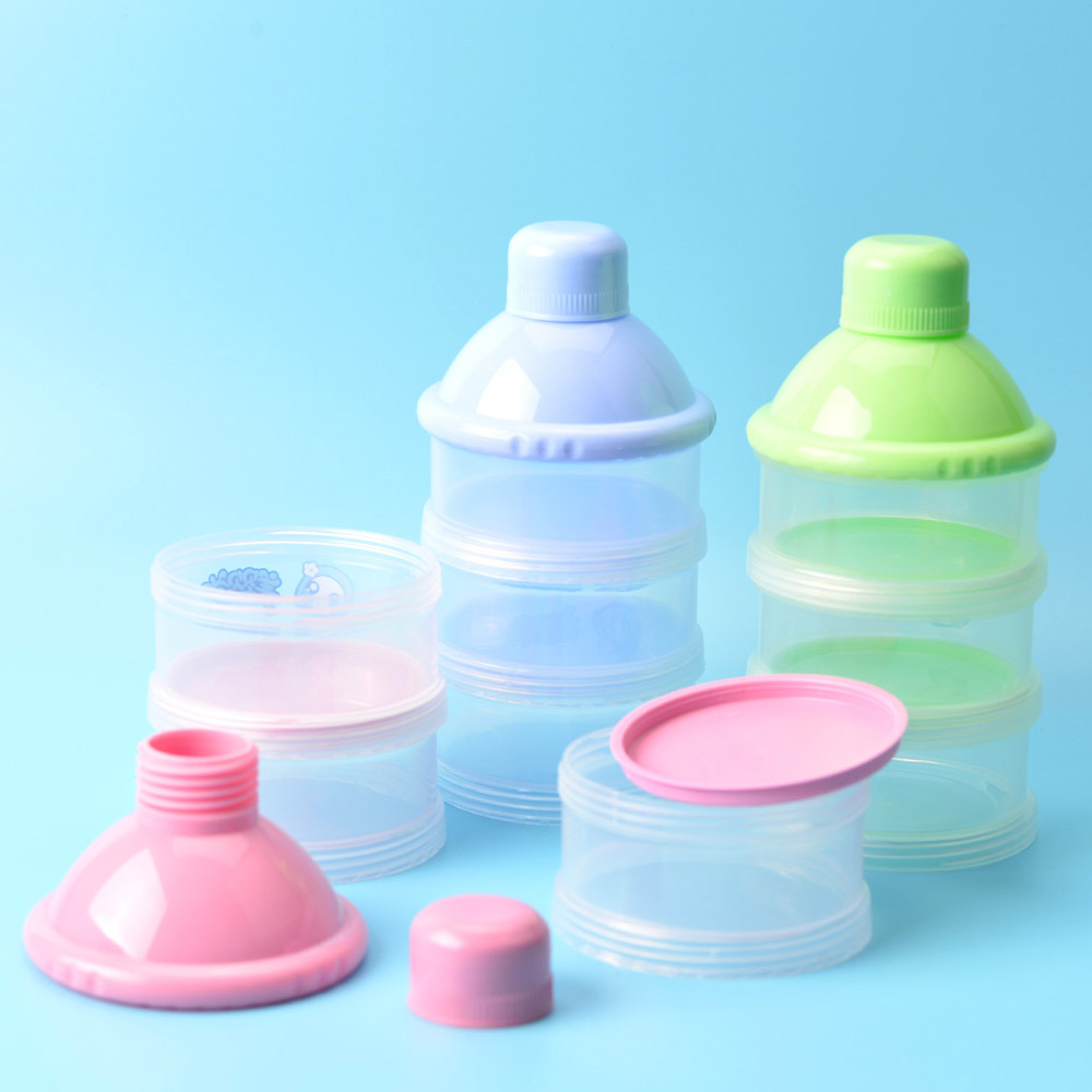 1pc Baby's Milk Powder Storage Box 3 Layers Convenient Baby Product 1pc Baby's Milk Powder Storage Box 3 Layers Convenient Baby Product