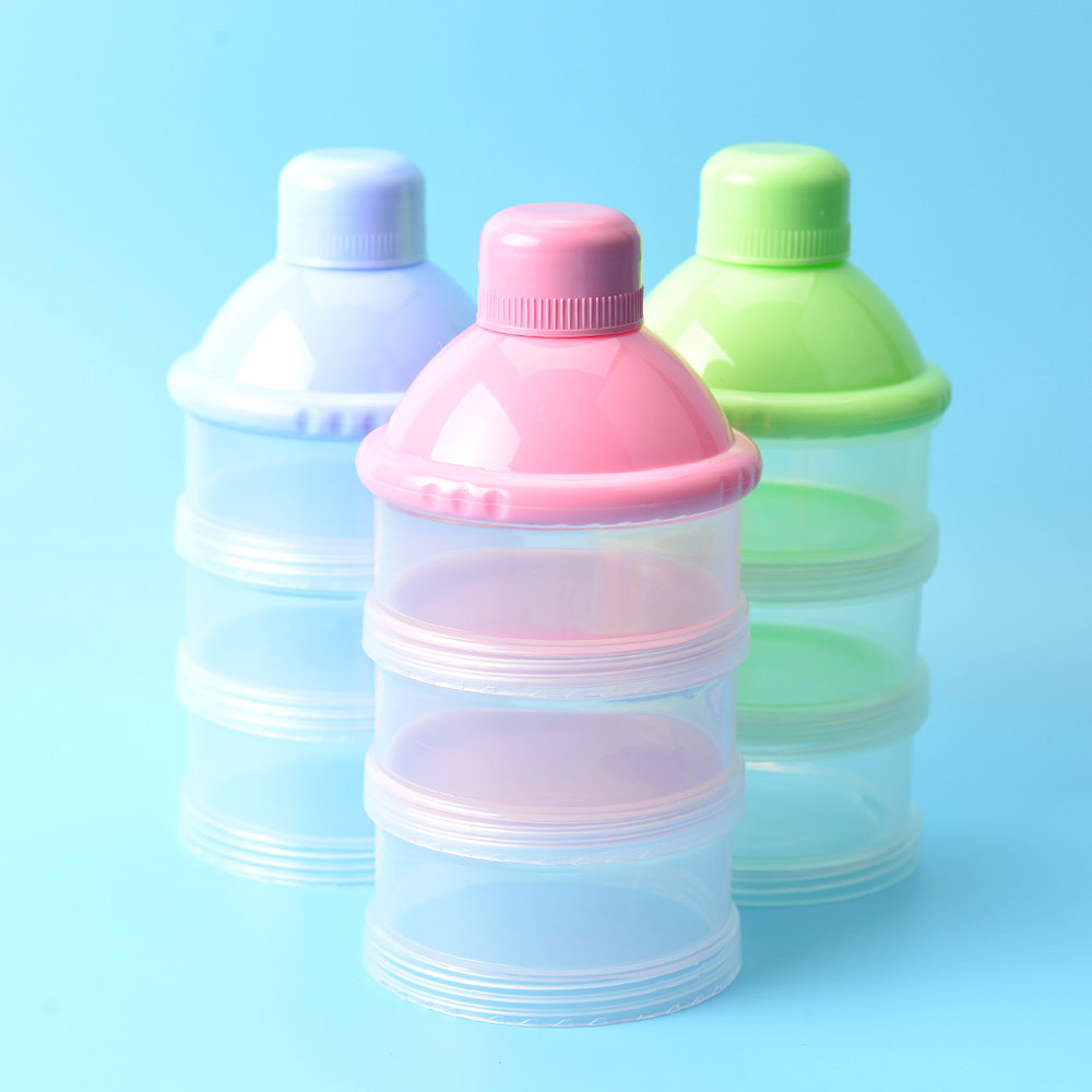 1pc Baby's Milk Powder Storage Box 3 Layers Convenient Baby Product