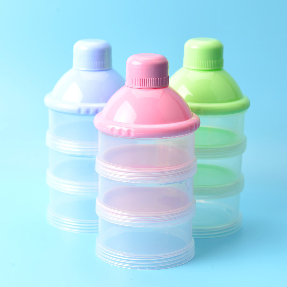1pc Baby's Milk Powder Storage Box 3 Layers Convenient Baby Product 1pc Baby's Milk Powder Storage Box 3 Layers Convenient Baby Product