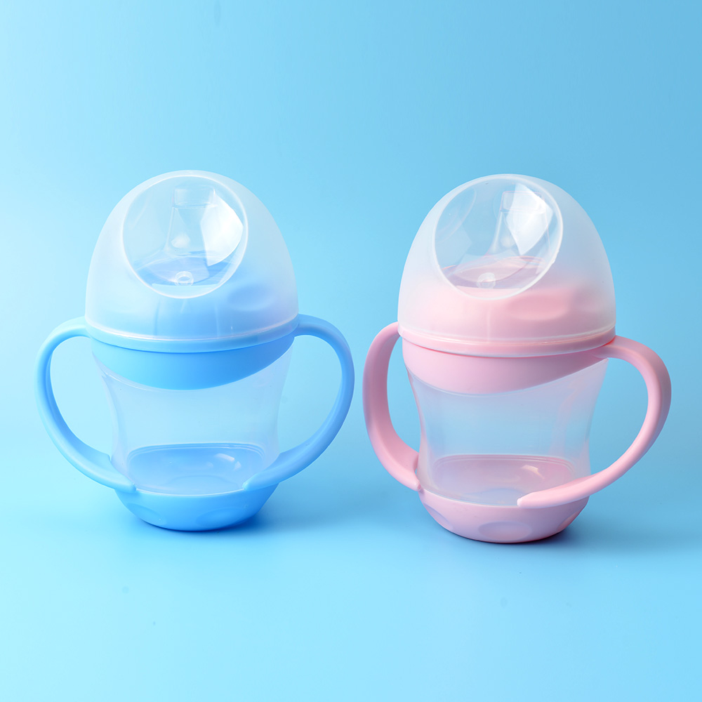 1pc Baby Sippy Cup 160ML Double Handle Drinking Cup Kid Training Cup