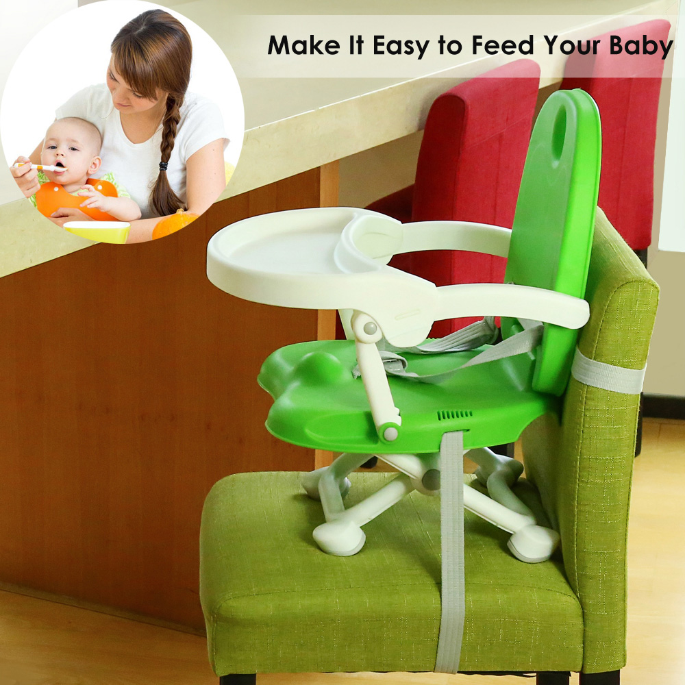 Aricare ACE1013 Baby Booster Seat High Chair Foldable Detachable Tray