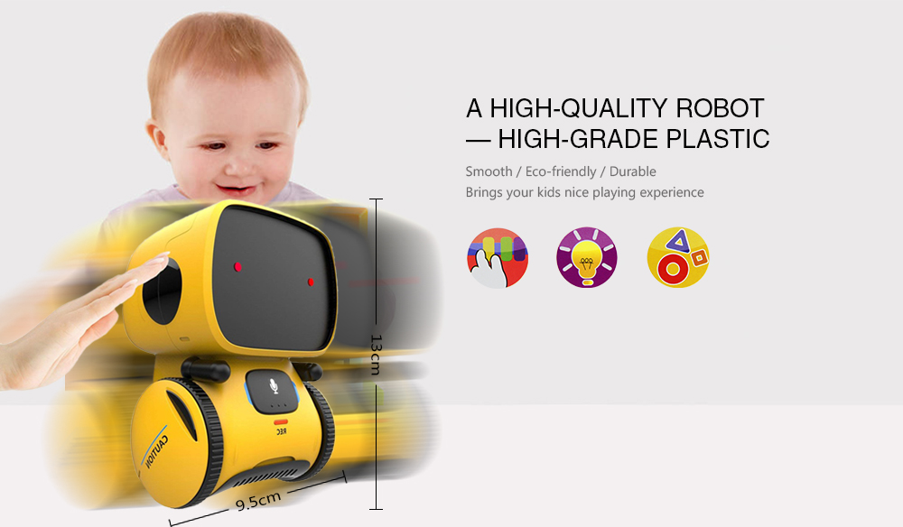 Voice Control Touch Sensing Smart Interactive Robot Educational Toy