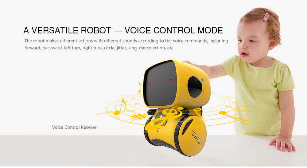 Voice Control Touch Sensing Smart Interactive Robot Educational Toy