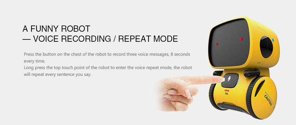 Voice Control Touch Sensing Smart Interactive Robot Educational Toy Voice Control Touch Sensing Smart Interactive Robot Educational Toy